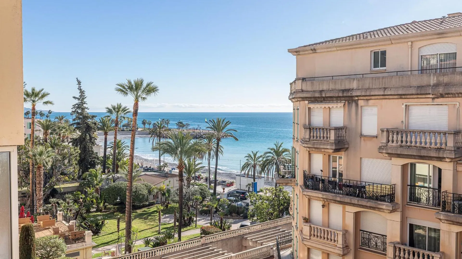 St.Roch : Vue Mer, Parking, Clim Menton Lägenhet